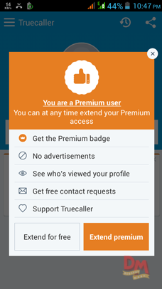 Get Truecaller Premium access trick for Lifetime (proof added)