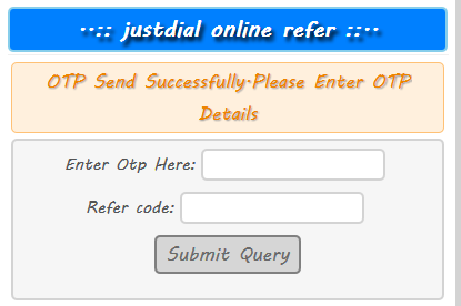 Make Online Referrals JustDial Loot : Refer and Earn Unlimited Real Money In Bank (Similar to Hike Loot)