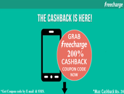 Freecharge 100% Cashback Offer