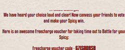 Freecharge 50 cashback on 10 for All users (Battleofspicy offer)