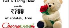 get free teddy from cherrypeep
