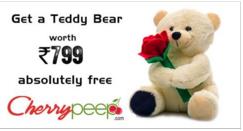 get free teddy from cherrypeep