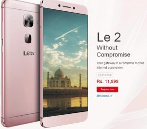 Script Trick to Buy Lemall Le 2 Mobile + Rs. 1200 Cashback