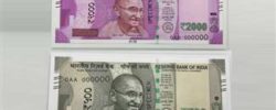 New Rs. 500 Rs. 1000 or Rs. 2000 notes