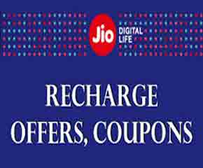 Jio Recharge Offers Coupon Promo codes