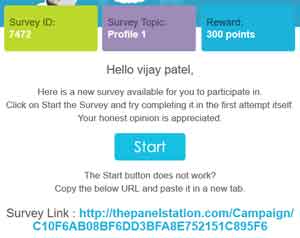 panel station first survey proof