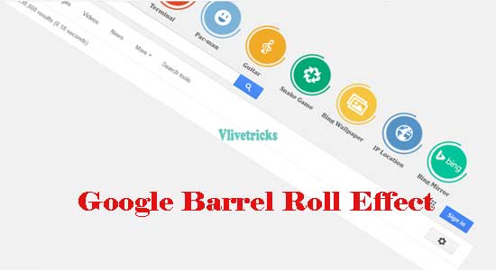 google do barell roll