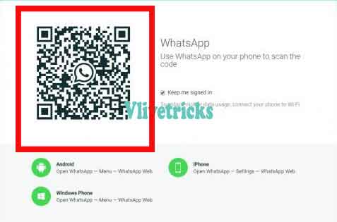 How To Use One Whatsapp Account On Two Phones Hack Chat Vlivetricks - open latest version of whatsapp click on menu where you will get this option when you click on this option your mobile will scan code when we scan code