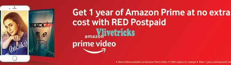 amazon-prime-vodafone red plan