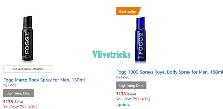 amazon fogg deodorants deal