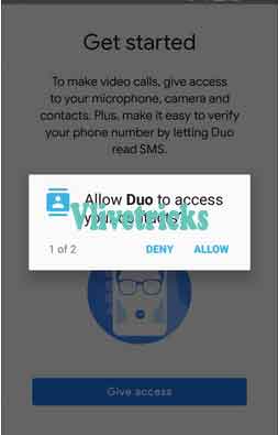 google-duo-give-access