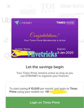 times prime premium membership free