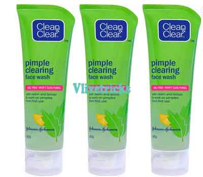 clean and clear pimple clear facial face wash