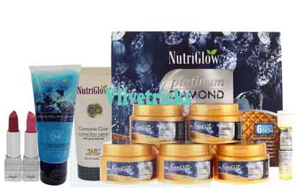 nutriglow platnium diamond facial kit