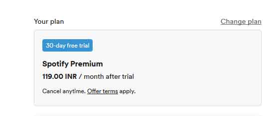 how to cancel spotify premium trial app