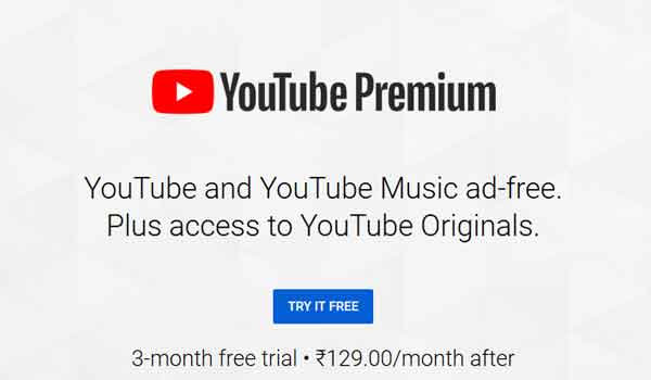 youtube premium subscription free trial