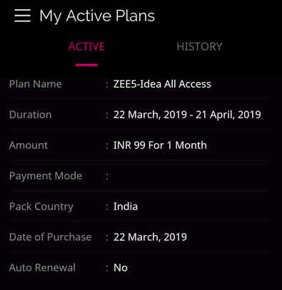 zee5 premium subscription account free