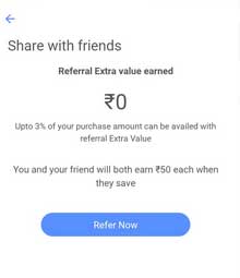 refer and earn offer