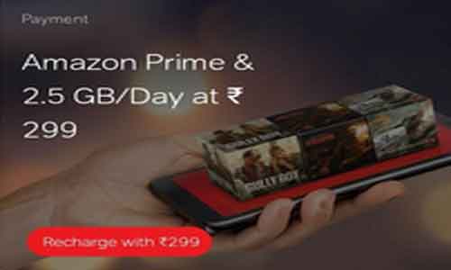 airtel 299 plan with amazon prime