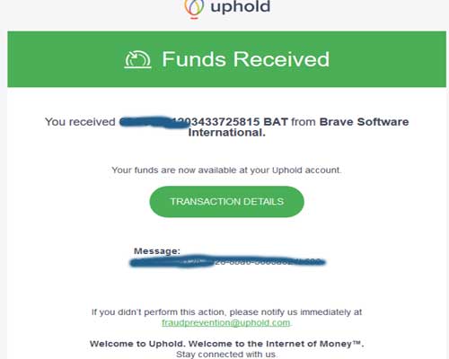 payment proof