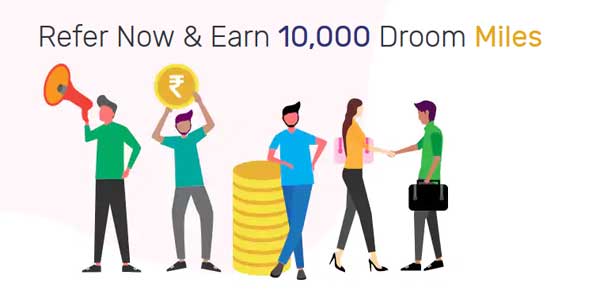 droom refer and earn offer