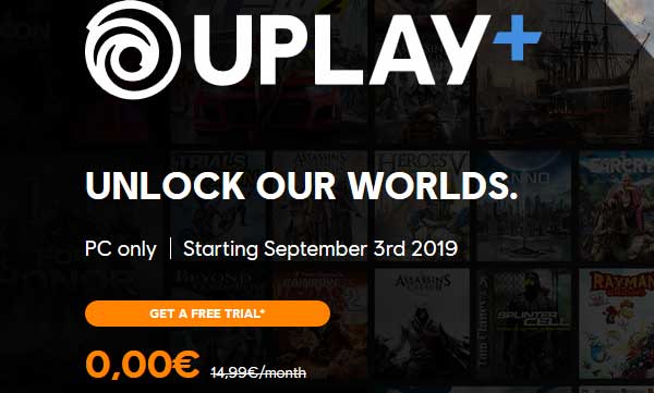 Ubisoft Plus Subscription free