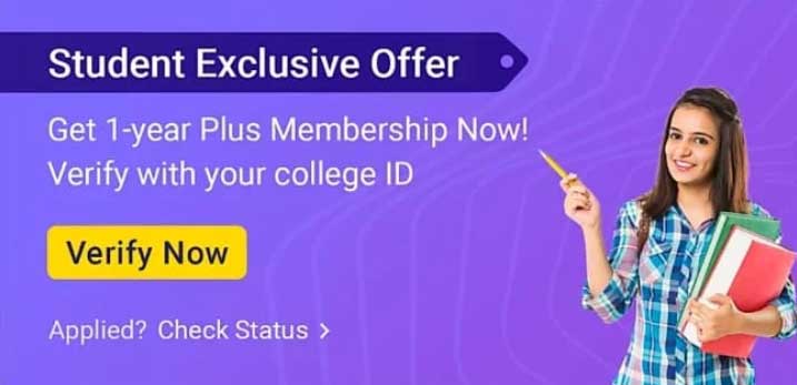 flipkart plus student offer