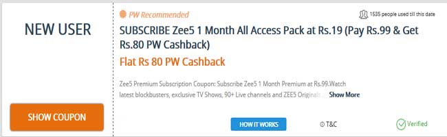 zee5 premium account id and password free 2021