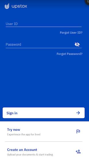 upstox login