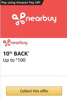 amazon pay nearbuy upi offer