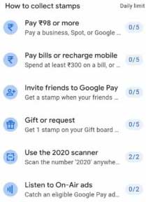 google-pay-stamps-collect