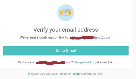 verify email