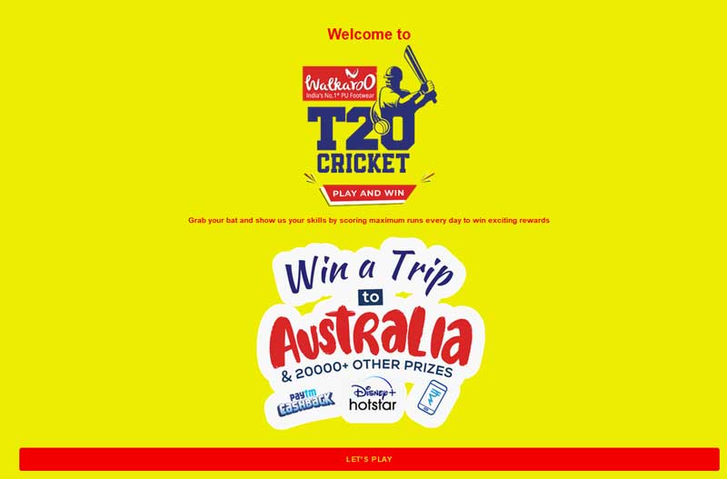 walkaroo t 20 cricket contest