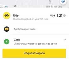 rapido apply coupon code