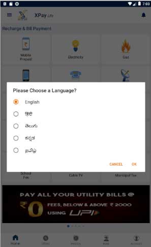 select languages