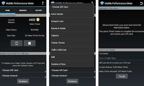 mobile-performance-meter screenshots