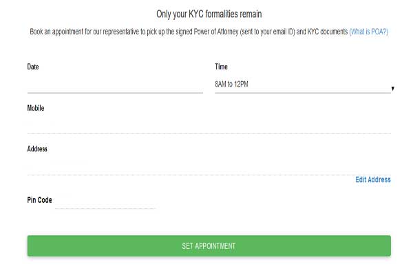 kyc form complete