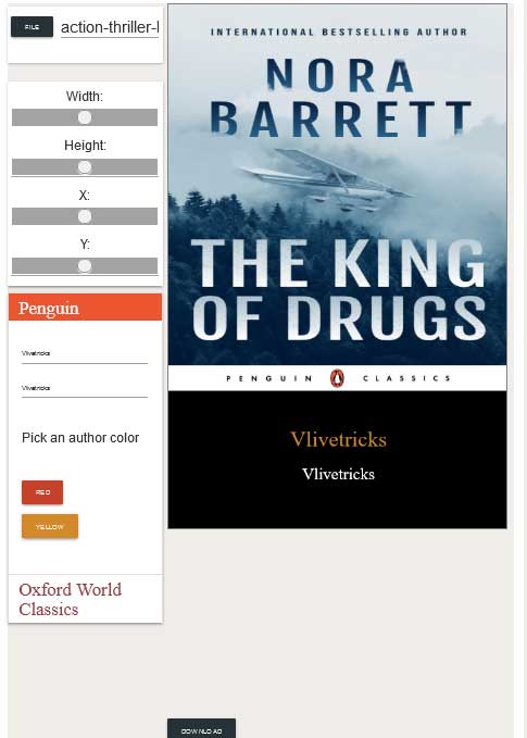 Penguin classics book cover generator tool + oxford world