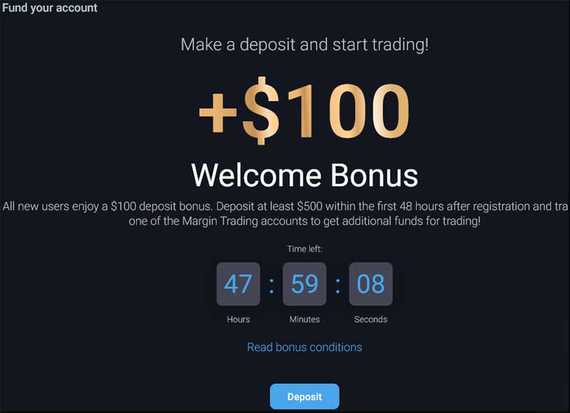 primexbt sign up welcome bonus